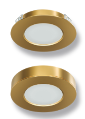 ASTRA CABINET LIGHT 12V 3.6W 3CCT SATIN BRASS